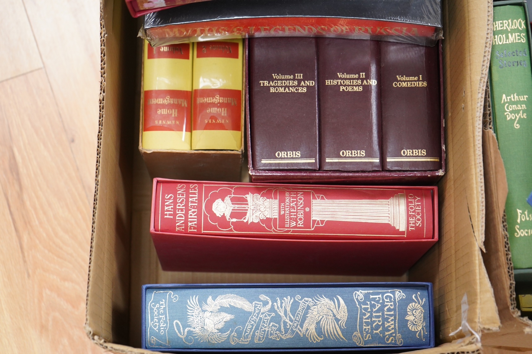 A collection of approximately 30 folio society editions and others